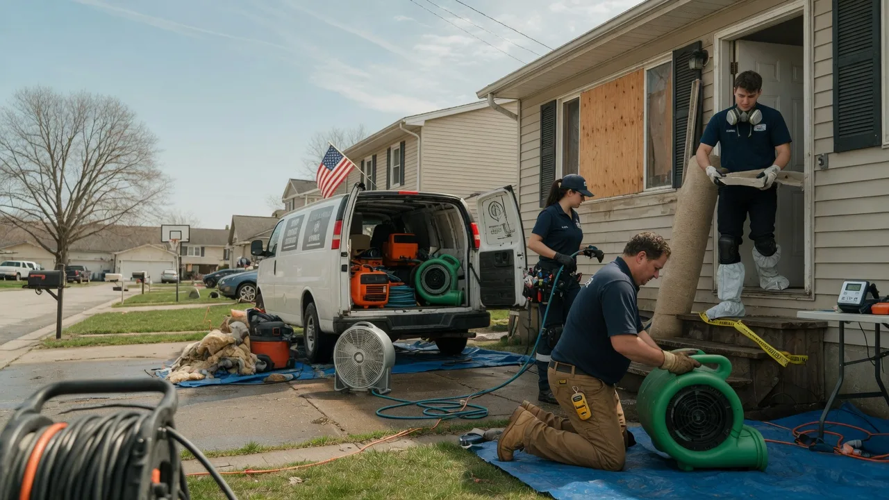 Water Damage Restoration in Sheffield Lake, OH near me